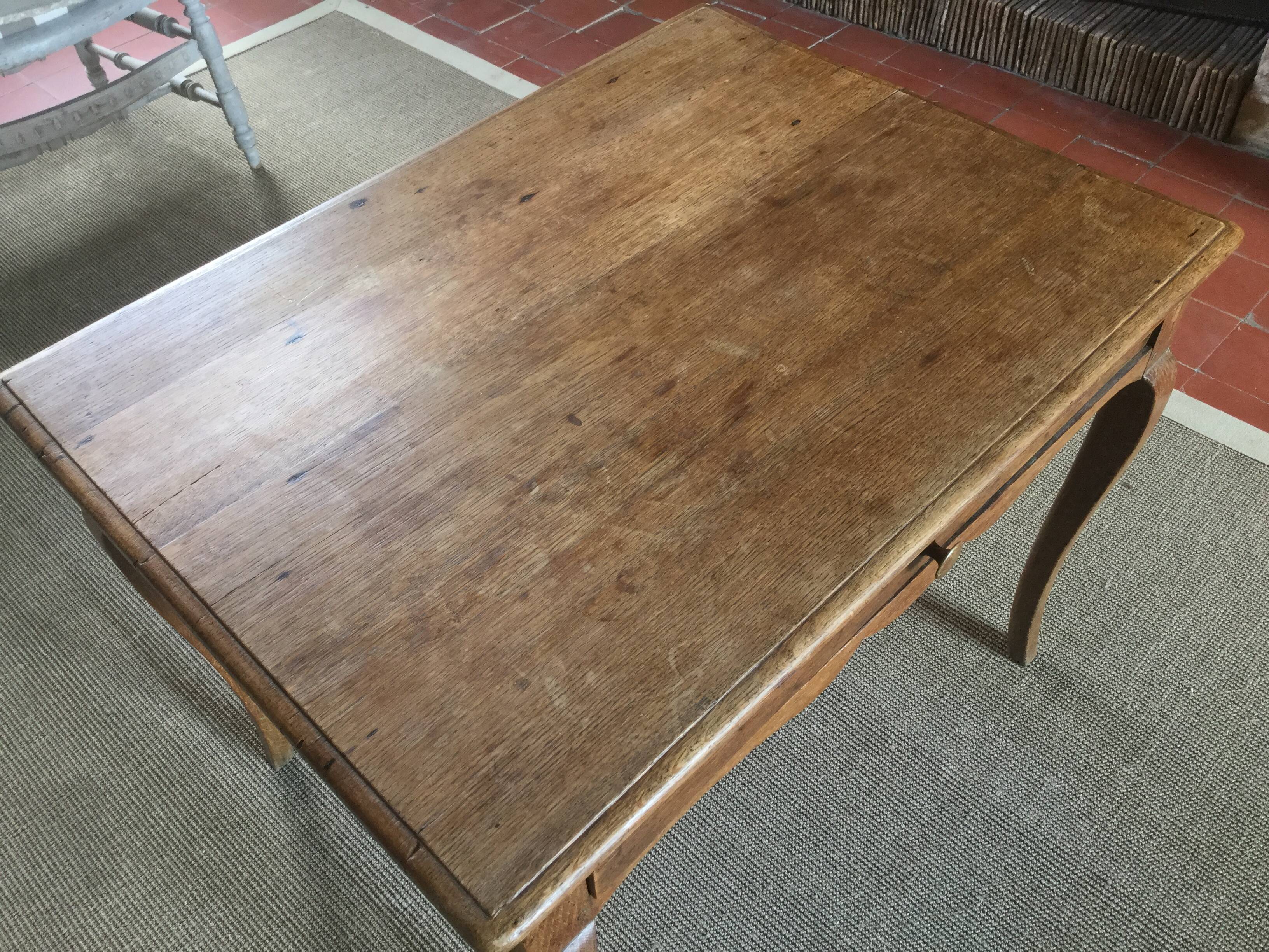 Old oak coffee table