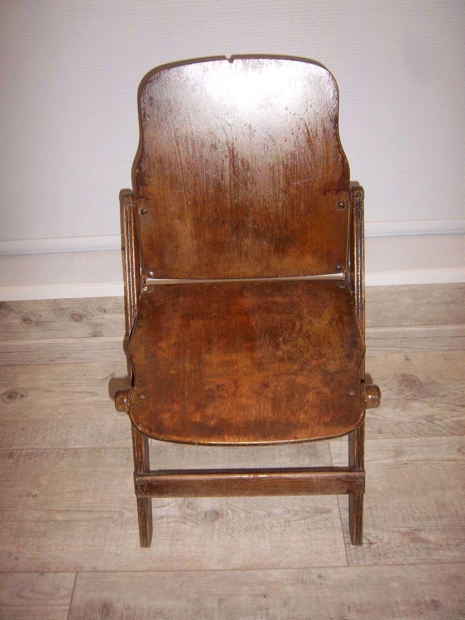 Chaise US armée américaine de 1939/45 en bois pliante