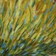 Tableau abstrait peinture couteau signé Lalanne