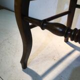 Chaise en bois paillée