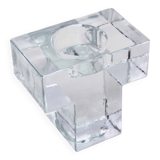 Bougeoir photophore en verre