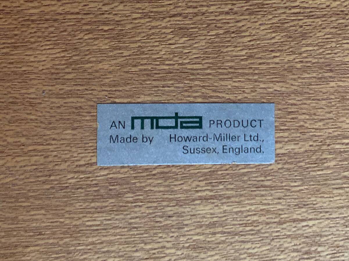 Rare open ended drinks trolley / bar cart by Howard Miller for MDA