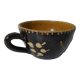 old Alsace lunch cup in glazed terracotta