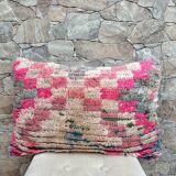 Magnifique coussin Kilim berbère vintage du Maroc