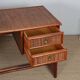 Bureau vintage en osier, bambou et laiton par Dal Vera, 1970