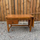 Extendable wooden desk with drawer