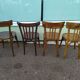 Ensemble de 4 chaises de bistrot - vintage - bar