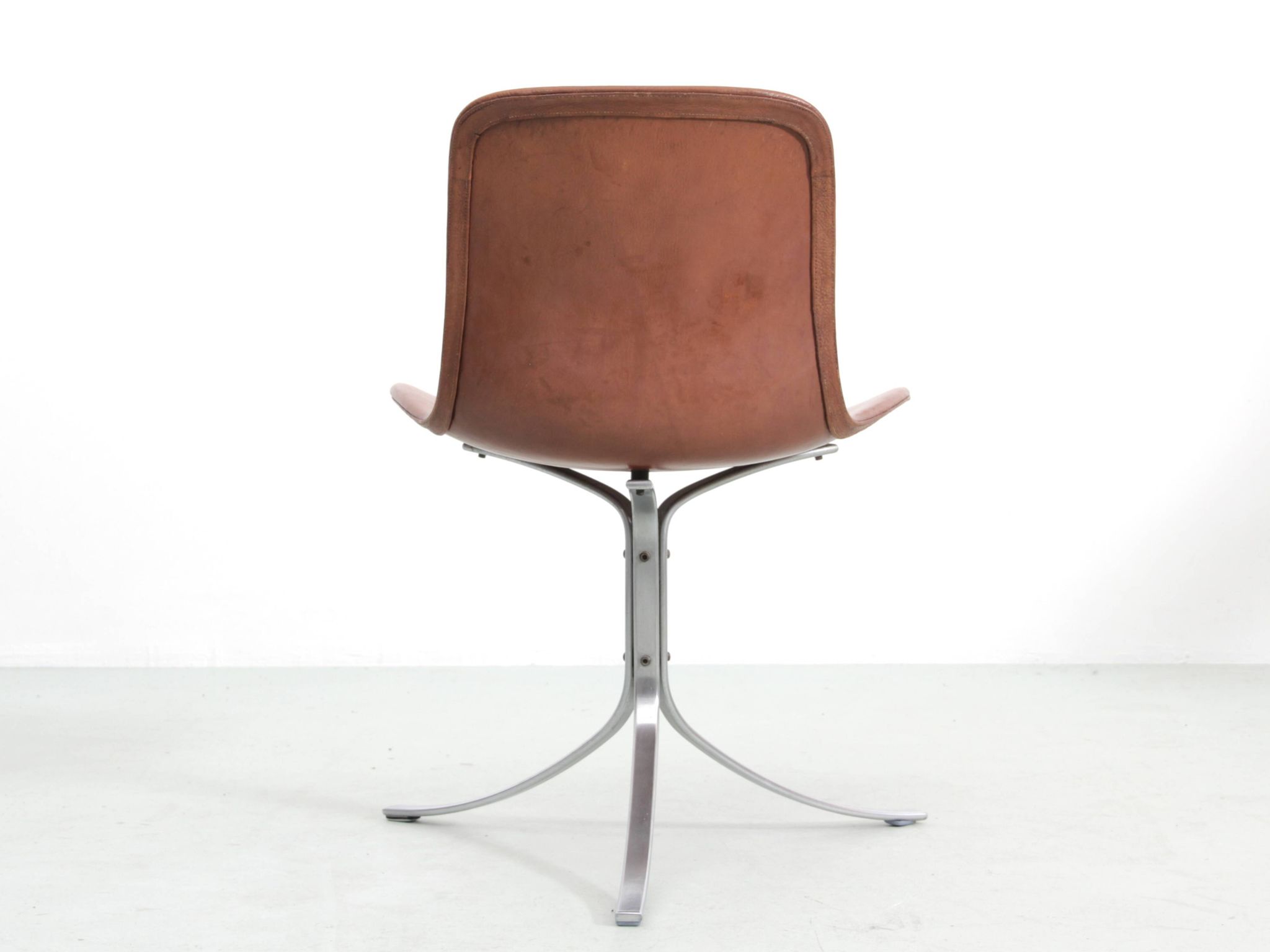 Set of 4 Scandinavian chairs model PK9 original edition K. Christiansen