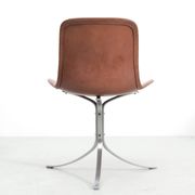 Set of 4 Scandinavian chairs model PK9 original edition K. Christiansen