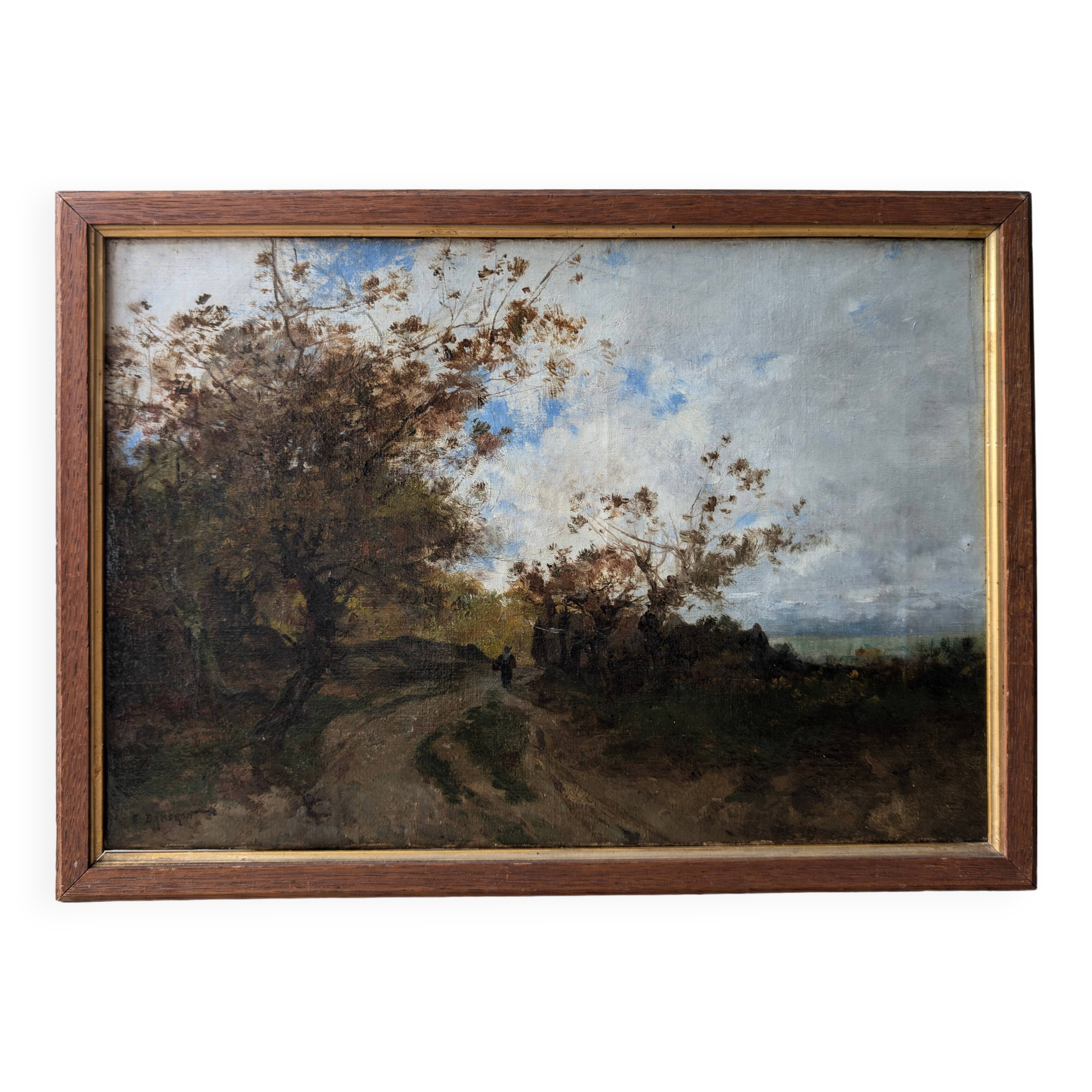 Old landscape painting