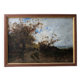 Peinture ancienne de paysage