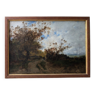 Old landscape painting