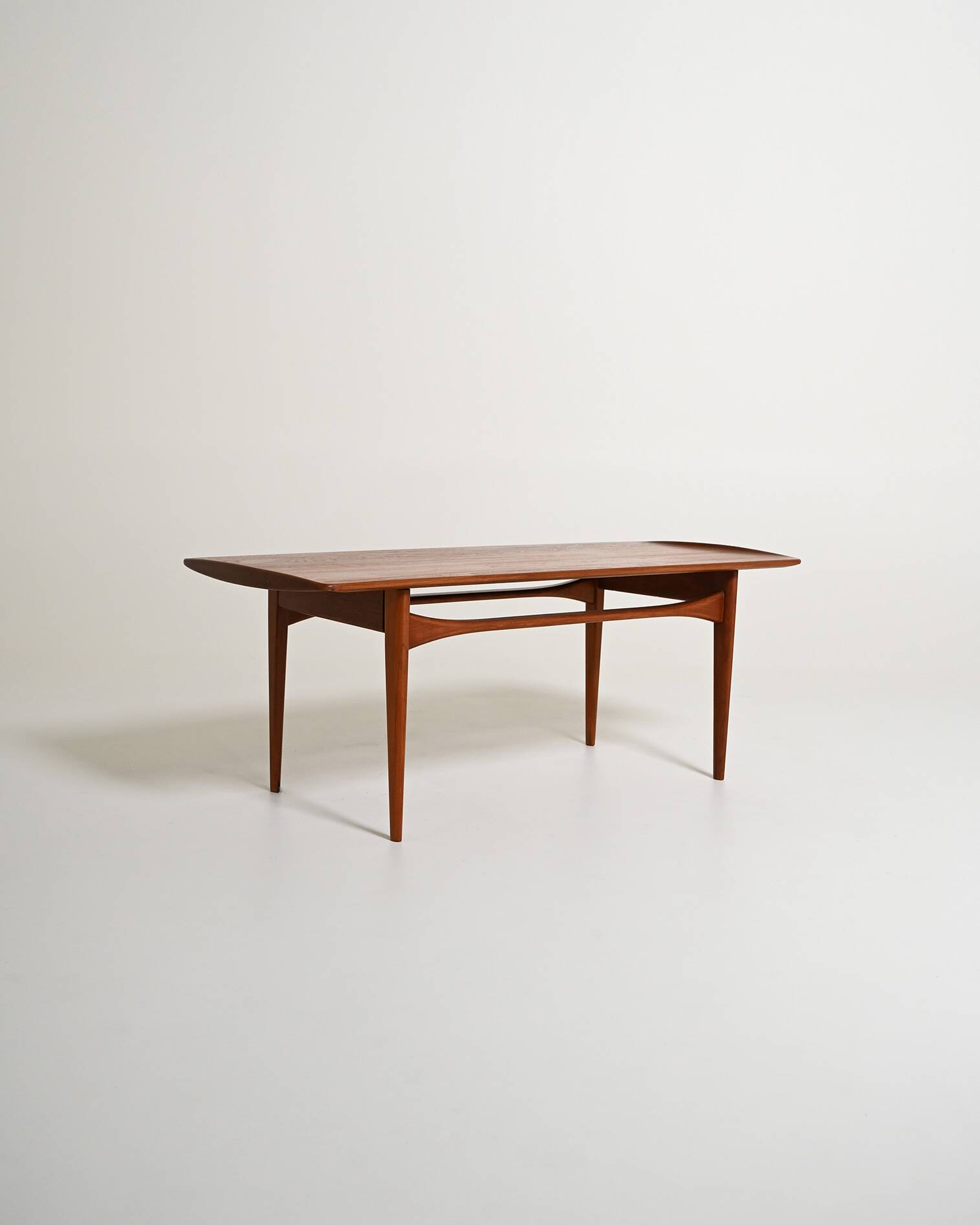 Tove & Edvard Kind-Larsen teak coffee table, Denmark, 1960s