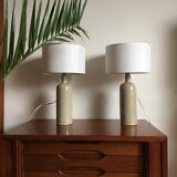 Vintage ceramic stoneware table lamp