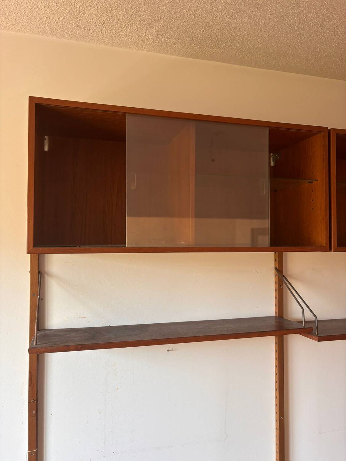 Étagère scandinave en teck modulable