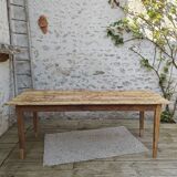 Restored old farmhouse table