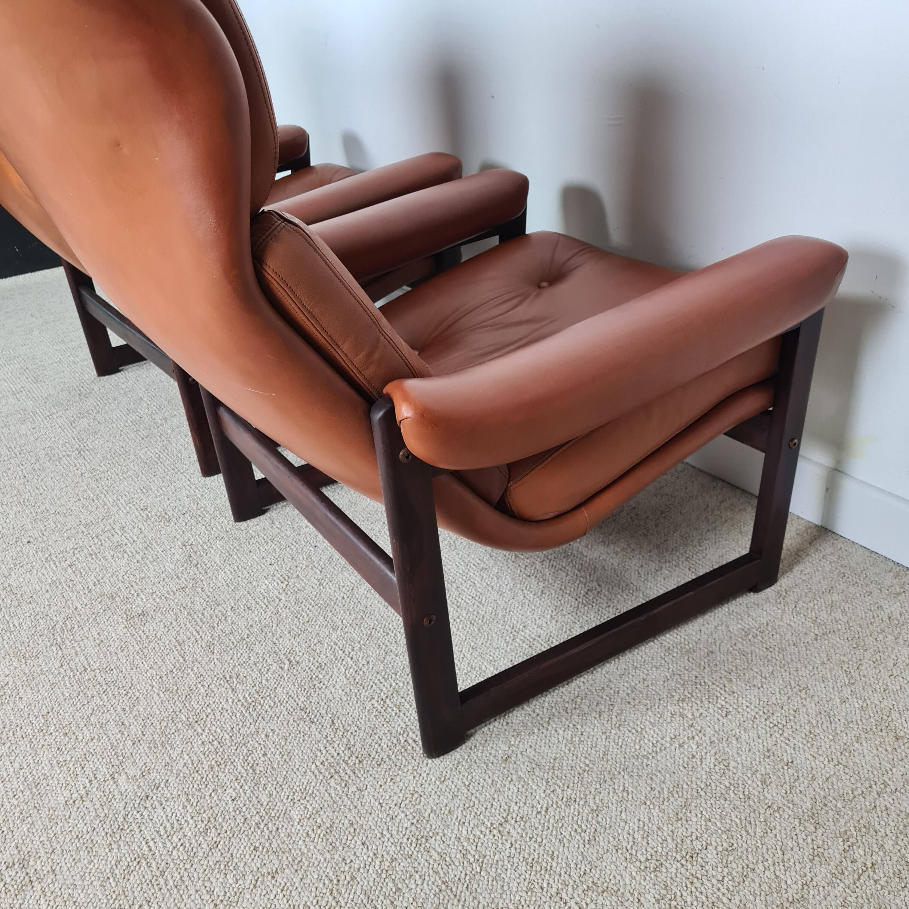 Pair of Scandinavian armchairs