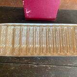 Set of 12 vintage bayel moulded crystal knife rests made in france