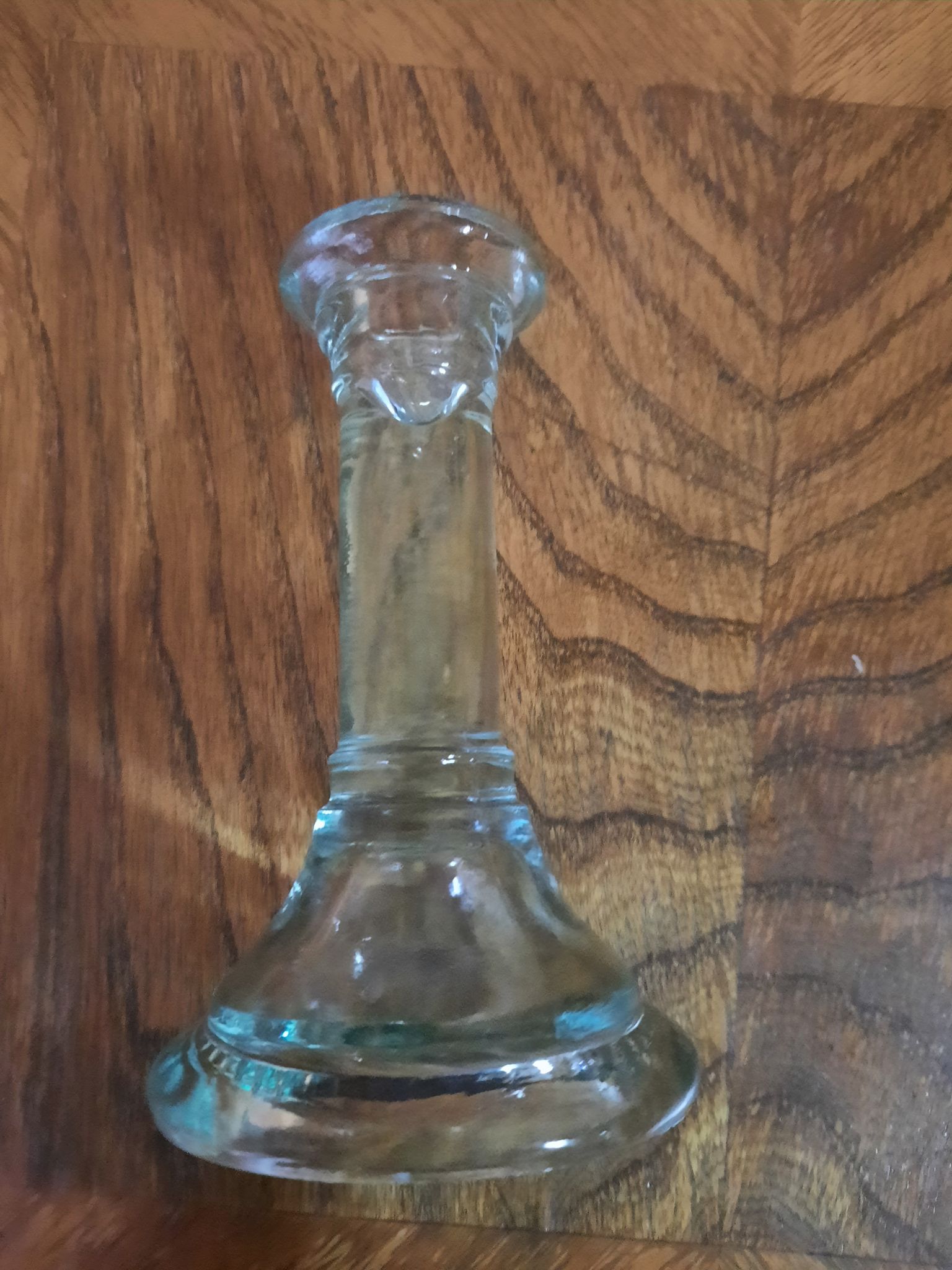 Bougeoir en verre