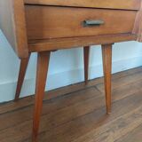 Compass feet bedside table