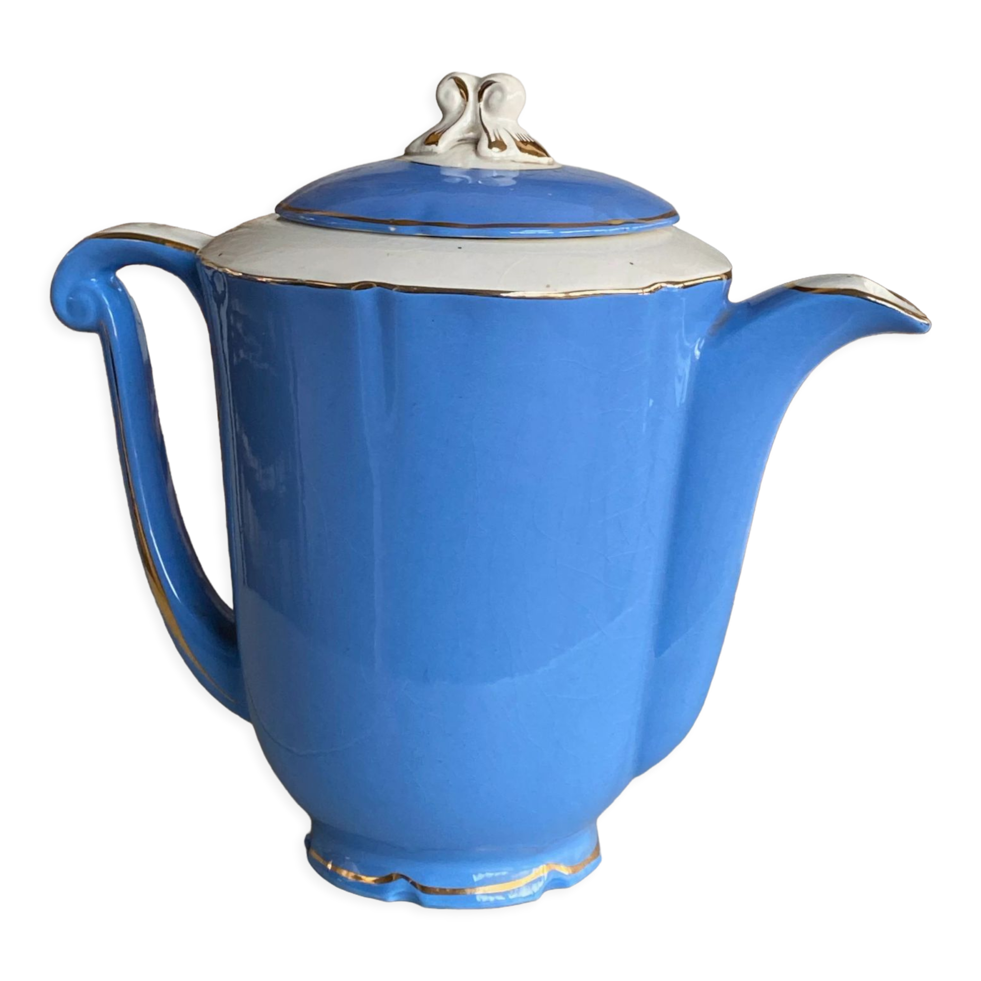 Blue coffee maker St Amand