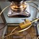 Table lamp in chrome and gold ceramic, 1970s