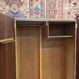 English Art Deco walnut penderie