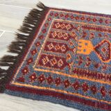 Oriental carpet pure wool 78 x 48cm