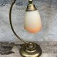 Tulip desk lamp, bedside lamp in brass and blown glass J.P Rycka