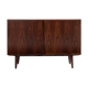 Midcentury Danish cabinet in rosewood by Omann Jun 1960s - handle free doors
