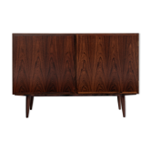 Midcentury Danish cabinet in rosewood by Omann Jun 1960s - handle free doors