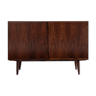 Midcentury Danish cabinet in rosewood by Omann Jun 1960s - handle free doors