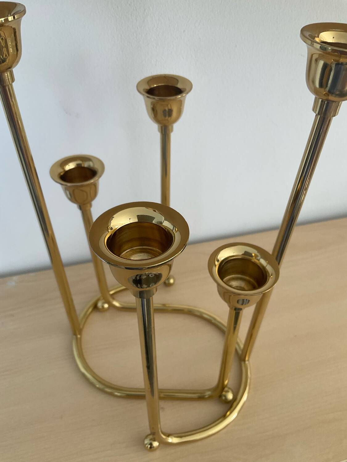 Pair of vintage brass candlesticks