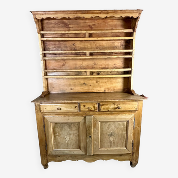 Dresser / sideboard in blond walnut late eighteenth