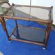 Vintage bamboo rolling trolley