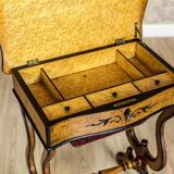 Sewing Table in Birchen Burl, 1870
