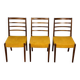 3 chaises scandinave 1960