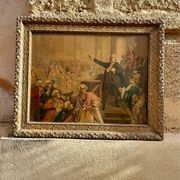 Reproduction encadrée "Le serment du jeu de Paume"