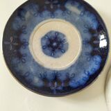 Trio of redowa plates – sarreguemines, ironstone – circa 1890