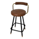 Leather armchair / bar stool