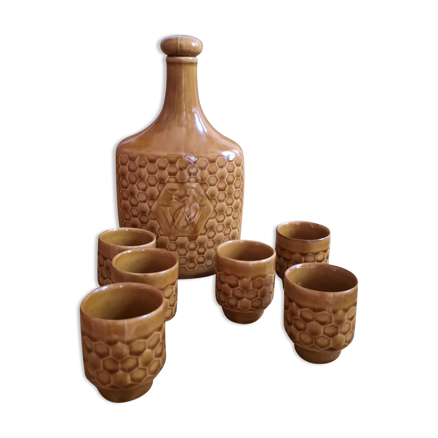 Vintage ceramic liquor set