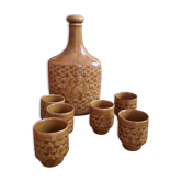 Ensemble à liqueur en céramique vintage