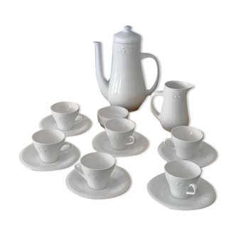 Sarreguemines earthenware coffee set