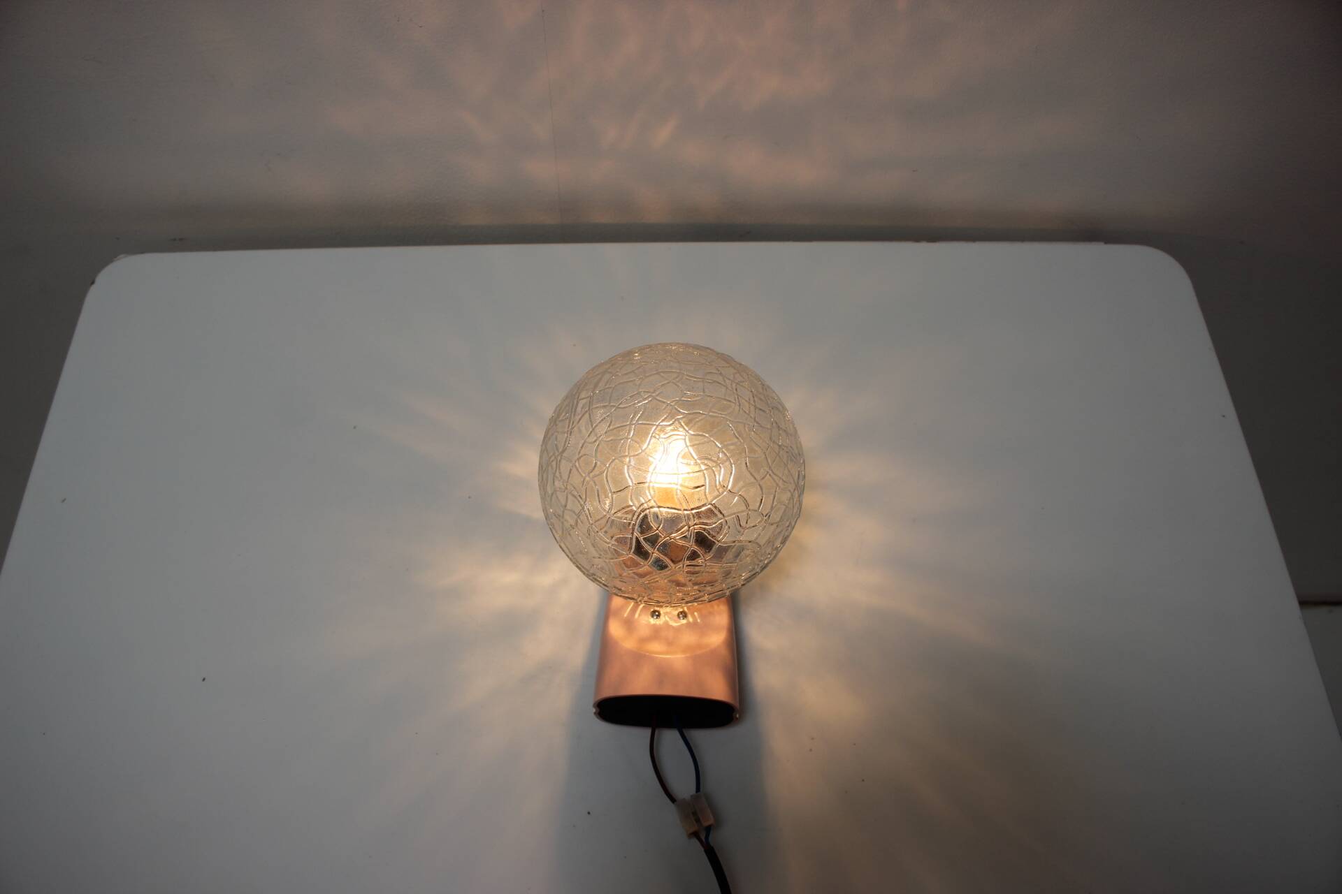 Midcentury Wall Lamp by DusselPlastic, 1980s, Germany