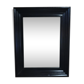 Miroir en bois couleur noir