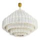 Mid-Century Murano Glass 7-Tier Ball Chandelier, Doria Leuchten