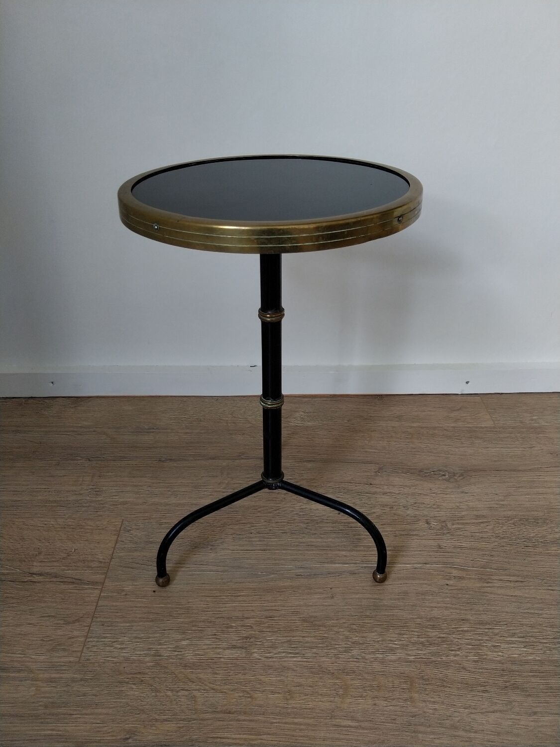 Pedestal table Jacques Adnet