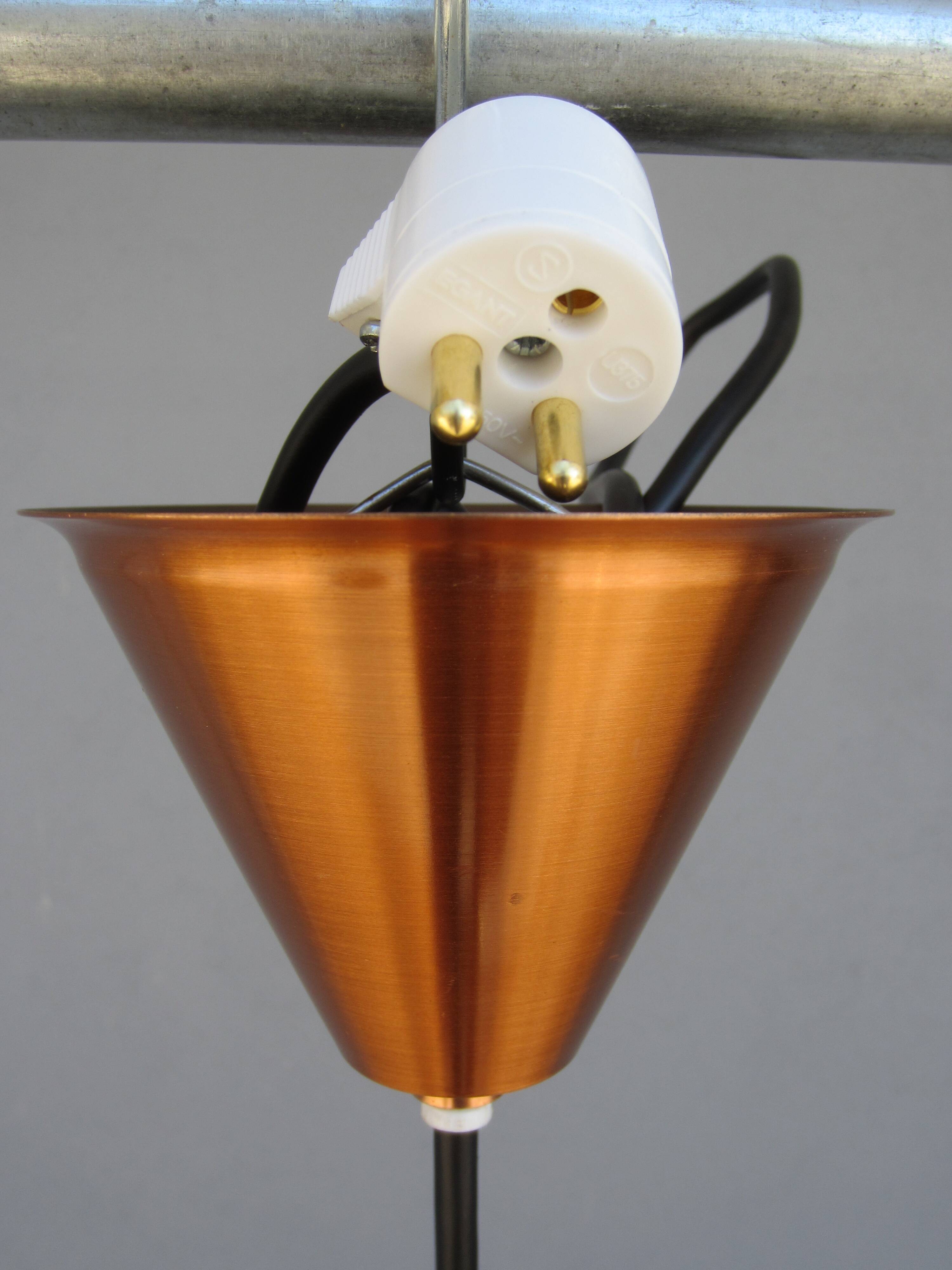 Suspension scandinave en cuivre