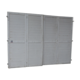 Lot de 4 volets persiennes pleines l 268 cm x h 212 cm
