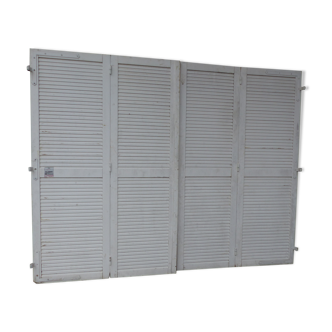 Lot de 4 volets persiennes pleines l 268 cm x h 212 cm